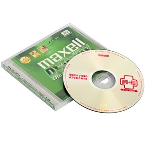 麦克赛尔（Maxell）DVD+RW 5单片装可擦写光盘（1-4X）