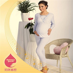 妈咪秘密木代尔贴身哺乳套装XL鱼水色