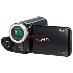 海尔（Haier）DV-U6数码摄像机（珠光黑）