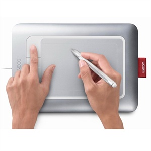 【当当销售配送】和冠Wacom Bamboo FunPen&Touch Small CTH-461 数位板 银色 1套