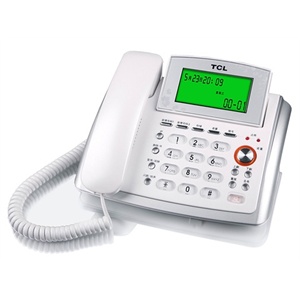 王牌（TCL）HCD868（127）TSDL来电显示电话机（珍珠白）