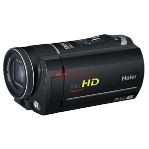 海尔（Haier）DV-P10数码摄像机（碧玉黑）