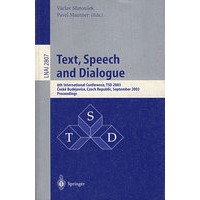 Text, Speech and Dialogue 文本、语音与对话