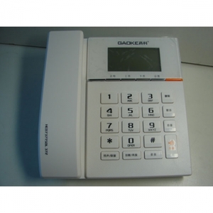 【当当销售配送】高科HCD737TSDL-372来电显示电话机（清雅白）