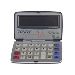 信发（TRNFA) TA-111 折叠式便携计算器 金属护板