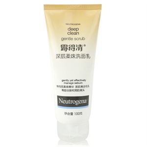Neutrogena露得清 深层柔珠洗面乳100G