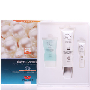京润珍珠 珍珠美白防晒露SPF30套装60g(1*3)