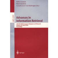 Advances in Information Retrieval信息检索进展