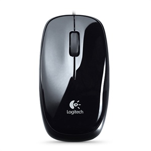 【当当销售配送】罗技Logitech M115 光电鼠标（黑色）