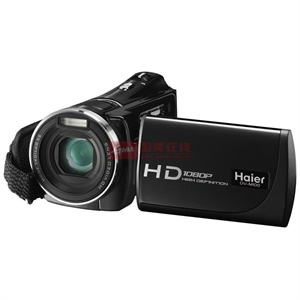 海尔（Haier）DV-M100数码摄像机（碧玉黑）
