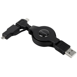 PowerSync UAM58-09R USB2.0充电传输线