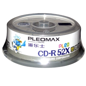 【当当销售配送】三星CD-R 52X 卡通版面 700M 25片布丁桶装