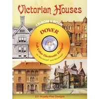 VICTORIAN HOUSES 维多利亚式住宅（书和光盘）