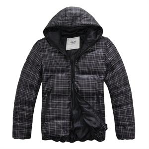 [当当自营]QX凯安斯 男式黑格绒服 9120402110