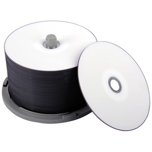 麦克赛尔（Maxell）DVD-R 50片桶装刻录光盘（可打印/1-16X）