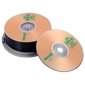 麦克赛尔（Maxell）DVD+R 25片桶装刻录光盘（1-16X）