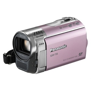 松下（Panasonic）SDR-T55数码摄像机（粉色）