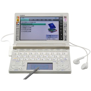 卡西欧（casio）E-B400中英法电子词典（月光银）