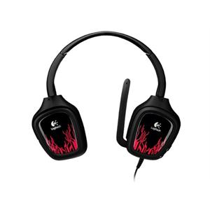 罗技（Logitech）G130游戏耳机麦克风（黑色）