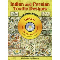 Indian and Persian Textile Designs CD-ROM and Book 印度和波斯织品图案（书和光盘）