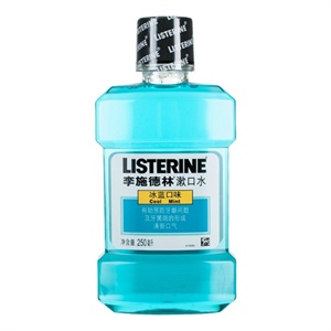 李施德林 漱口水冰蓝口味250ml