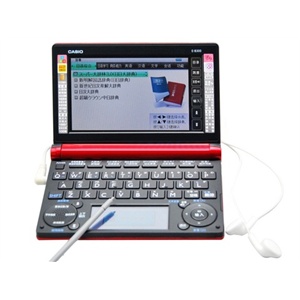 卡西欧（casio）E-B300日英汉电子词典（樱桃红）