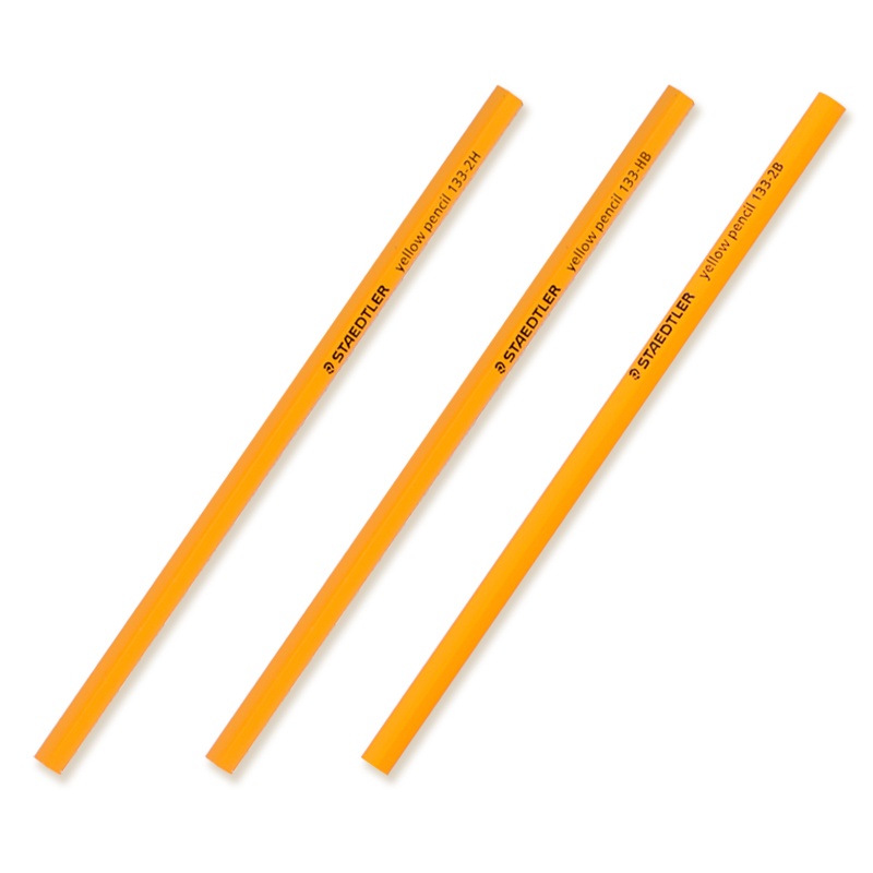 【STAEDTLER 施德楼 黄色木杆铅笔 133-B\/2
