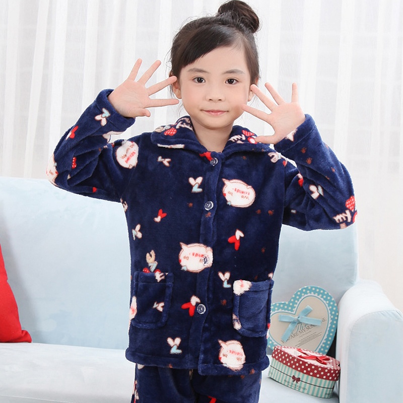 【<em>2015</em>秋<em>冬季新款</em>法兰绒<em>儿童睡衣</em>女童长袖开