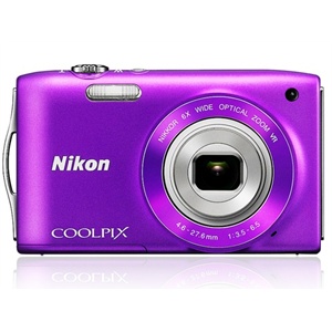 尼康（Nikon）COOLPIX S3300数码相机（紫色）