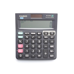 卡西欧（CASIO）MJ-120TG 商务计算器 黑色?