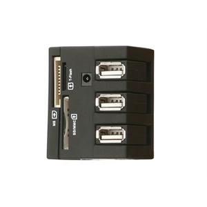 吉星（Jetion）JT-NCR001 USB HUB（3口，带12合1读卡器）