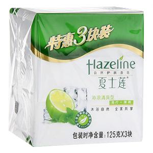 夏士莲 沁凉清爽香皂三块装125g*3