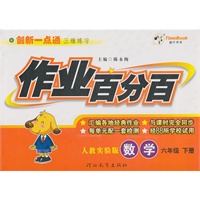 数学：六年级下册/人教实验版（2010年12月印刷）作业百分百