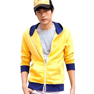 [当当自营]诠渡良品 秋季新品男士纯棉开衫连帽卫衣 TD333