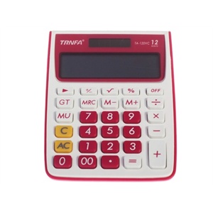信发（TRNFA) TA-120VC-RD 12位计算器(玫红)