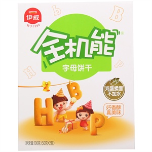 伊威全机能字母饼干100g