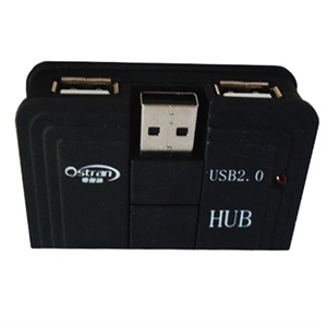 奥视通 OST-315 魔幻旋转4口HUB（USB2.0 黑色）