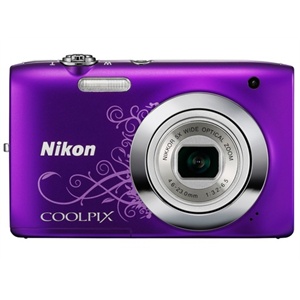 尼康（NIKON）COOLPIX S2600便携数码相机（紫色）