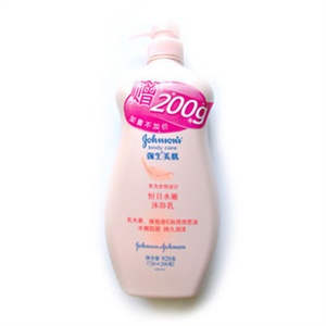 Johnson's强生 美肌恒日水嫩沐浴乳720ml送200ml促销装