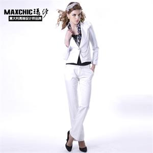 【品牌直供】Maxchic玛汐 女款休闲时尚修身小西服套装西装（套装省100元）