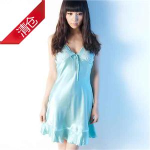 【当当自营】金三塔 100%桑蚕丝 真丝花边吊带裙YSW-SY085