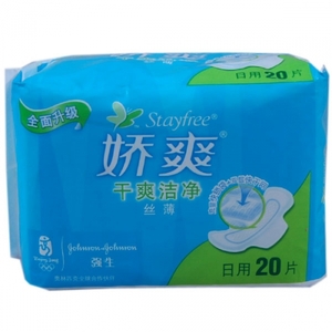 娇爽 丝薄干爽倍护日用18+2片