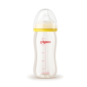 Pigeon 贝亲宽口径PPSU奶瓶240ml（黄色）AA75