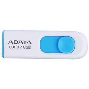 威刚（ADATA）C008 U盘（白蓝）（8GB）