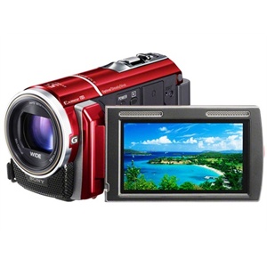 索尼（SONY）HDR-PJ260E数码摄像机（红色）