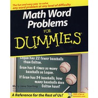 数学字符问题Math Word Problems For Dummies