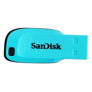 【当当销售配送】SanDisk 4G U盘 CZ50限量版-蓝色