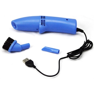 [当当销售配送]USB涡轮增压式电脑吸尘器 USB-11BL蓝色