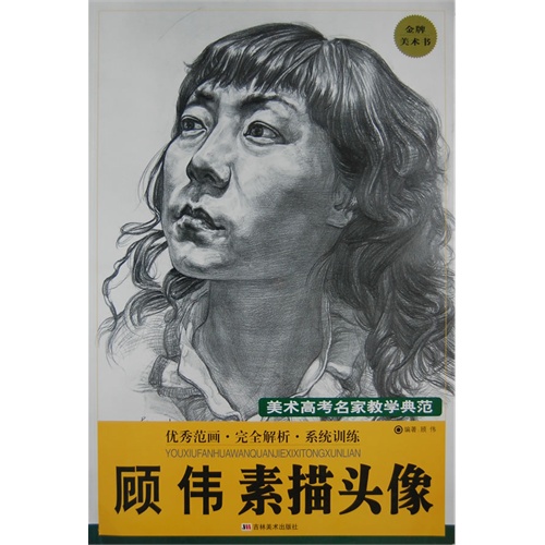 顾伟素描头像-美术高考名家教学典范