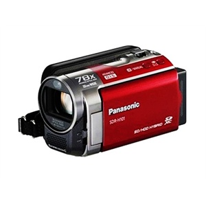 松下（Panasonic）SDR-H101GK-R数码摄像机（红色）